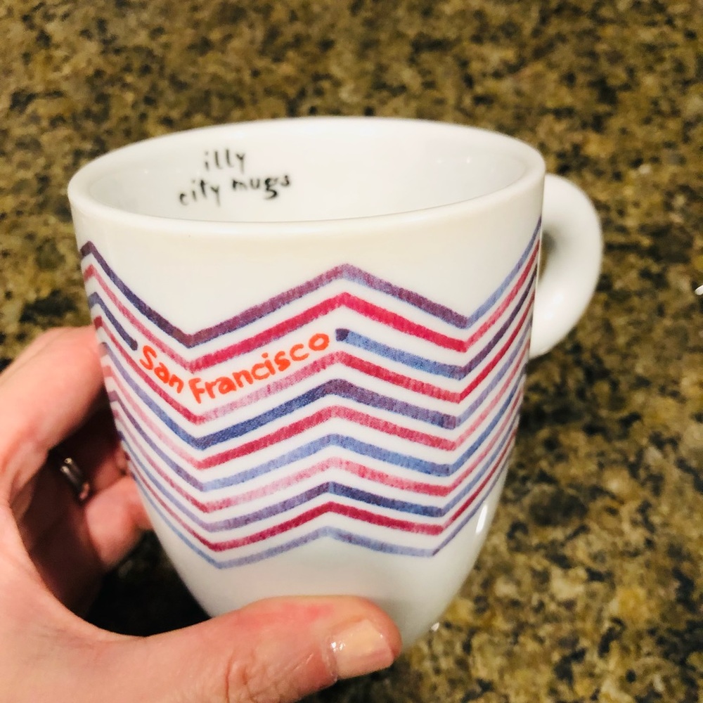 8oz. Porcelain illy mug- San Francisco